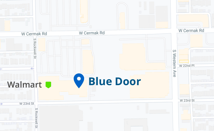 map of South Lawndale location