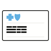 ícono: obtenga su tarjeta de asegurado de Blue Cross