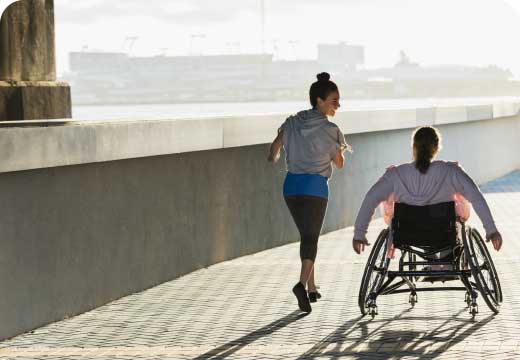 Woman in Wheelchair